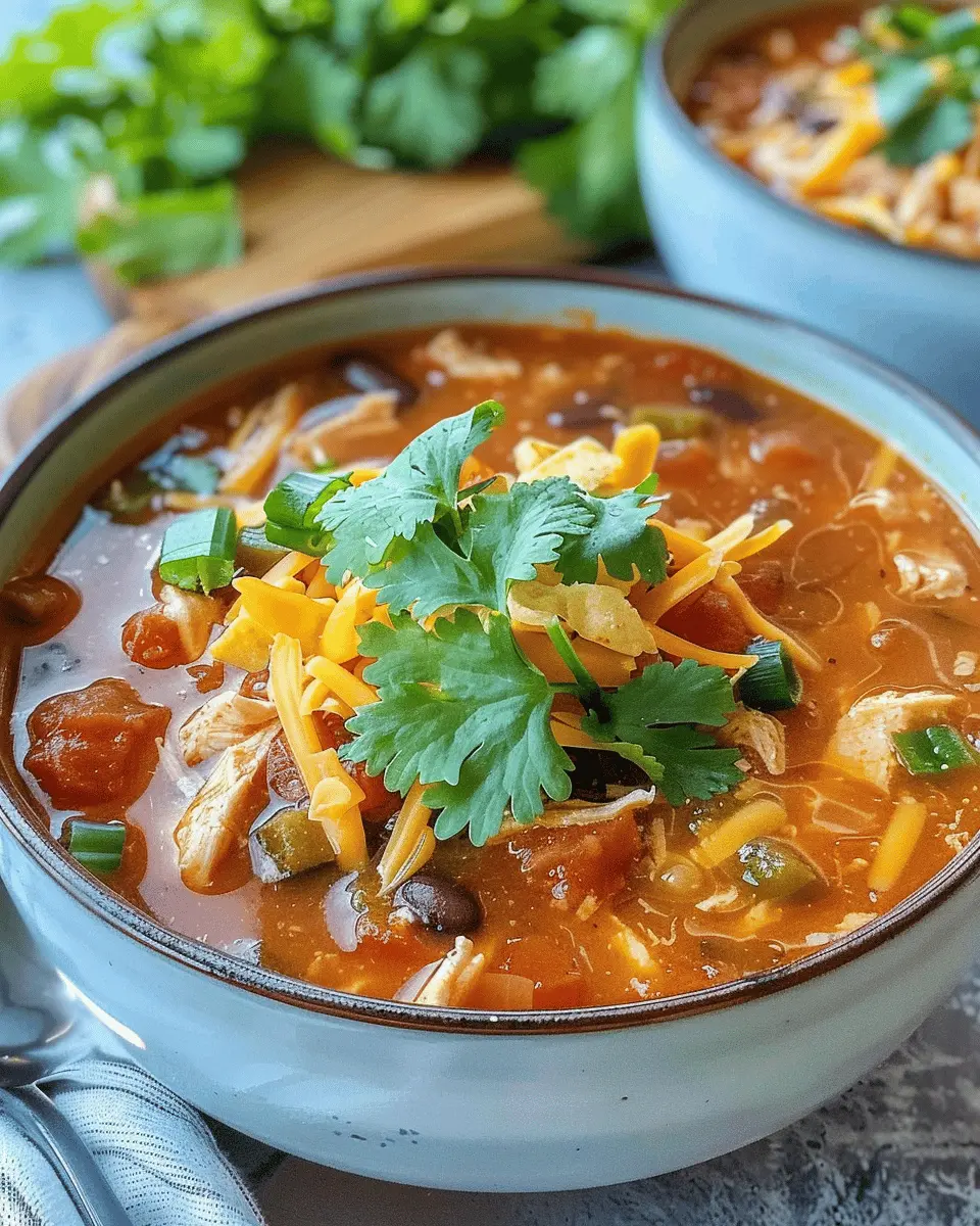 Crockpot Chicken Tortilla Soup: Easy Comfort Food for All