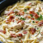 Creamy Chicken Bacon Ranch Pasta – Rich, Comforting, and Easy