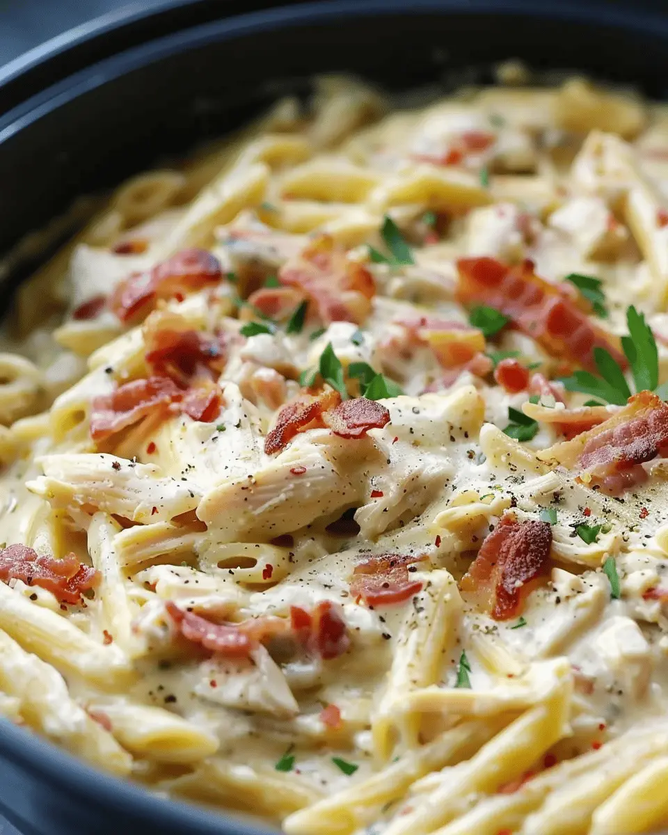 Creamy Chicken Turkey Bacon Ranch Pasta – Easy Comfort Dish