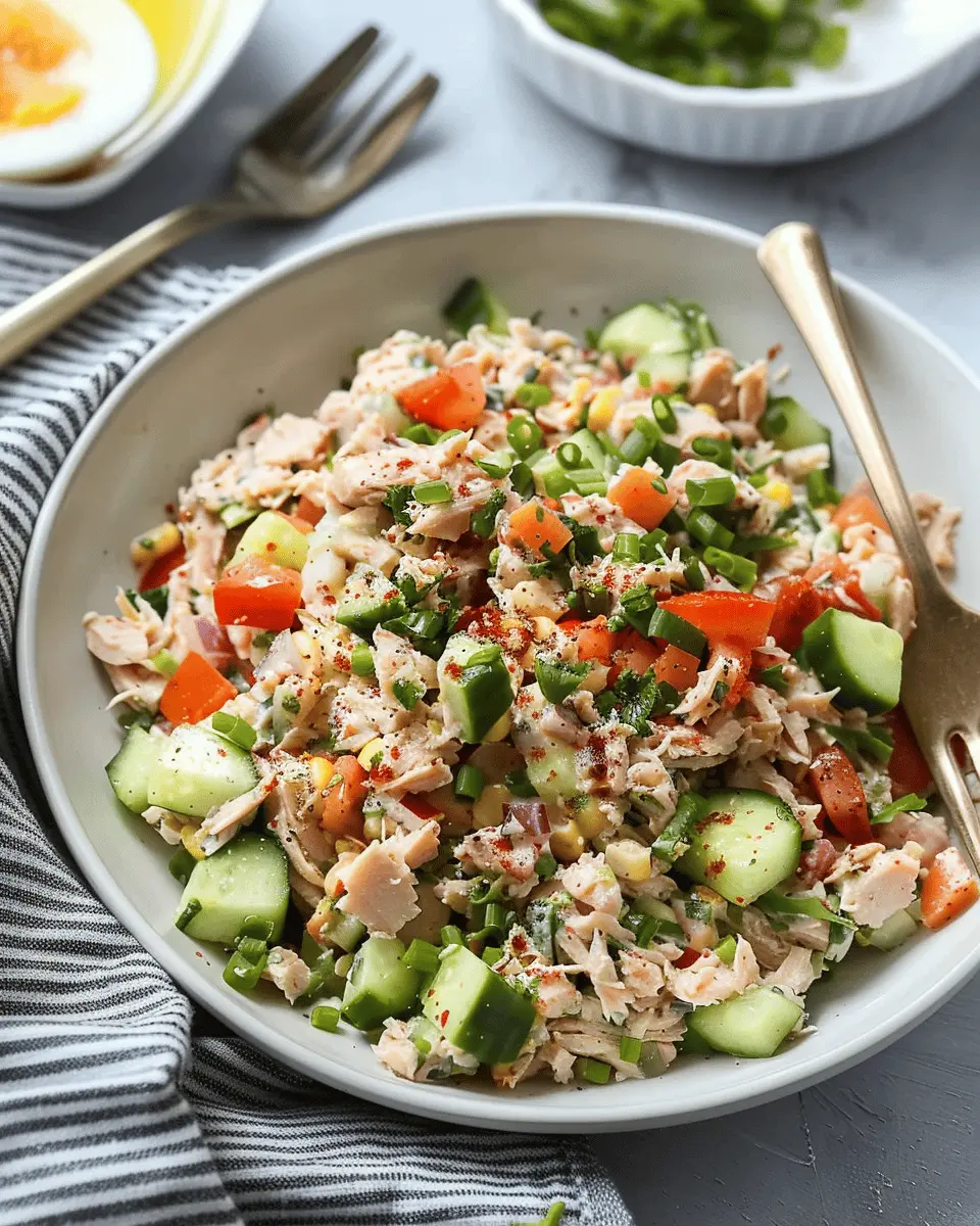 Healthy Tuna Salad Without Mayo: A Fresh Twist with Turkey Bacon