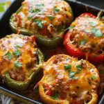 Keto Stuffed Bell Peppers - Family Keto Meals on a Budget