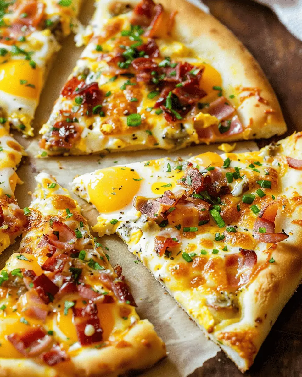 Breakfast Pizza Recipe: Easy and Indulgent with Turkey Bacon and Chicken Ham