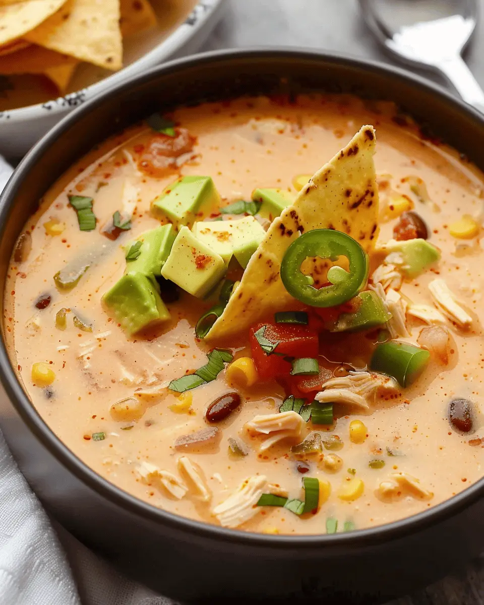 Crockpot Creamy Chicken Tortilla Soup: A Cozy Family Favorite