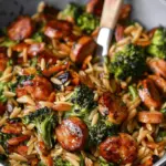 Chicken Sausage and Broccoli Orzo – A Healthy One-Pot Meal