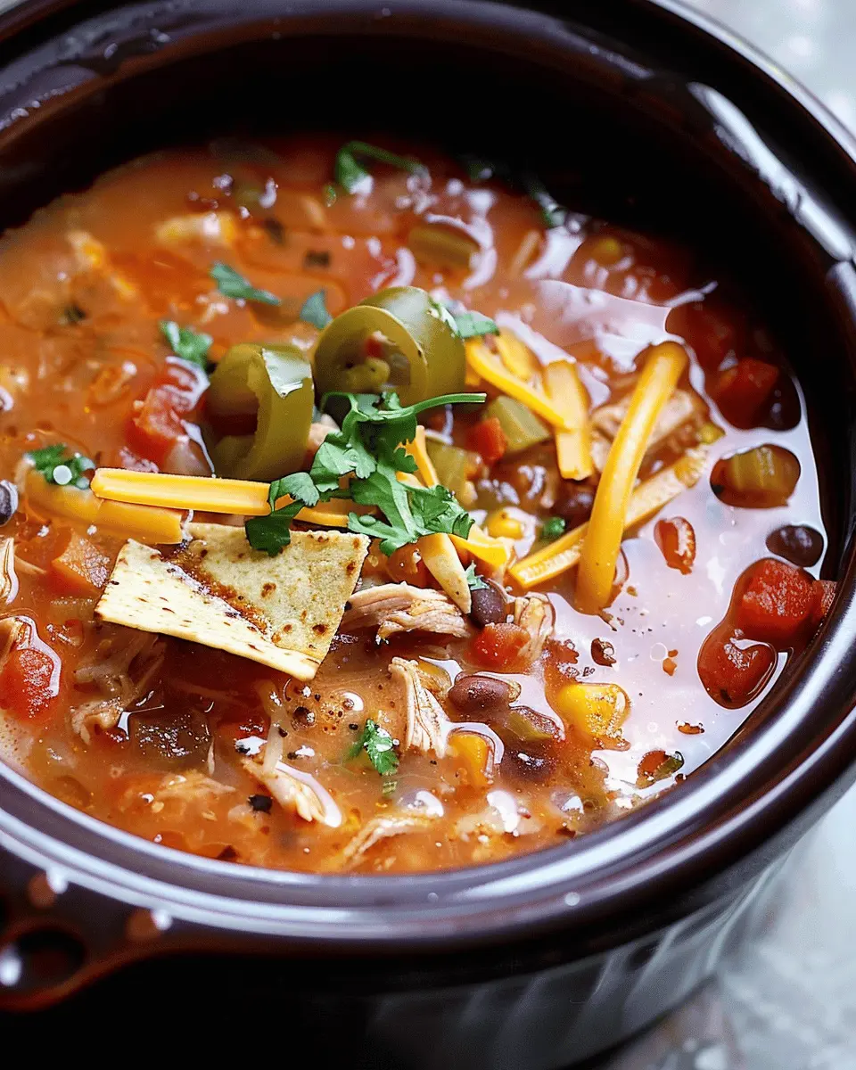 Tortilla Soup Crock Pot: Easy Turkey Bacon Delight for Dinner