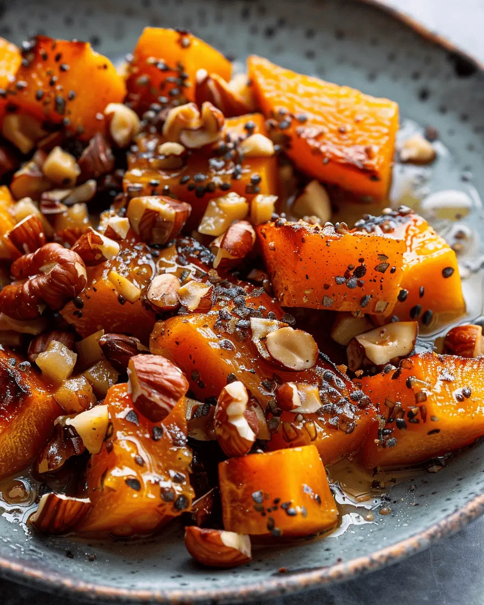 5 Ingredient Butternut Squash with Brown Butter Hazelnuts Delight