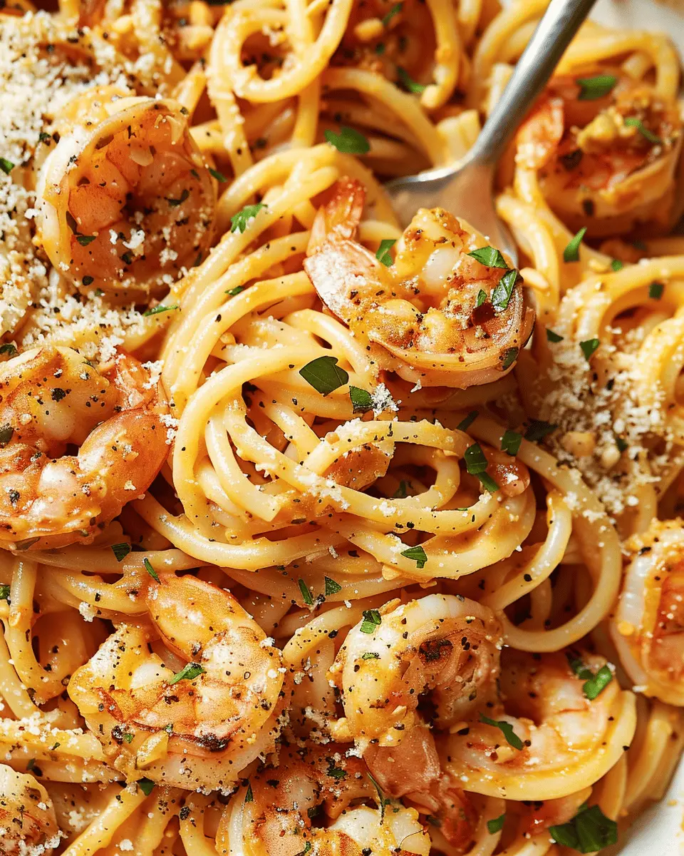Cajun Shrimp Pasta: Easy Recipe with Turkey Bacon and Chicken Ham