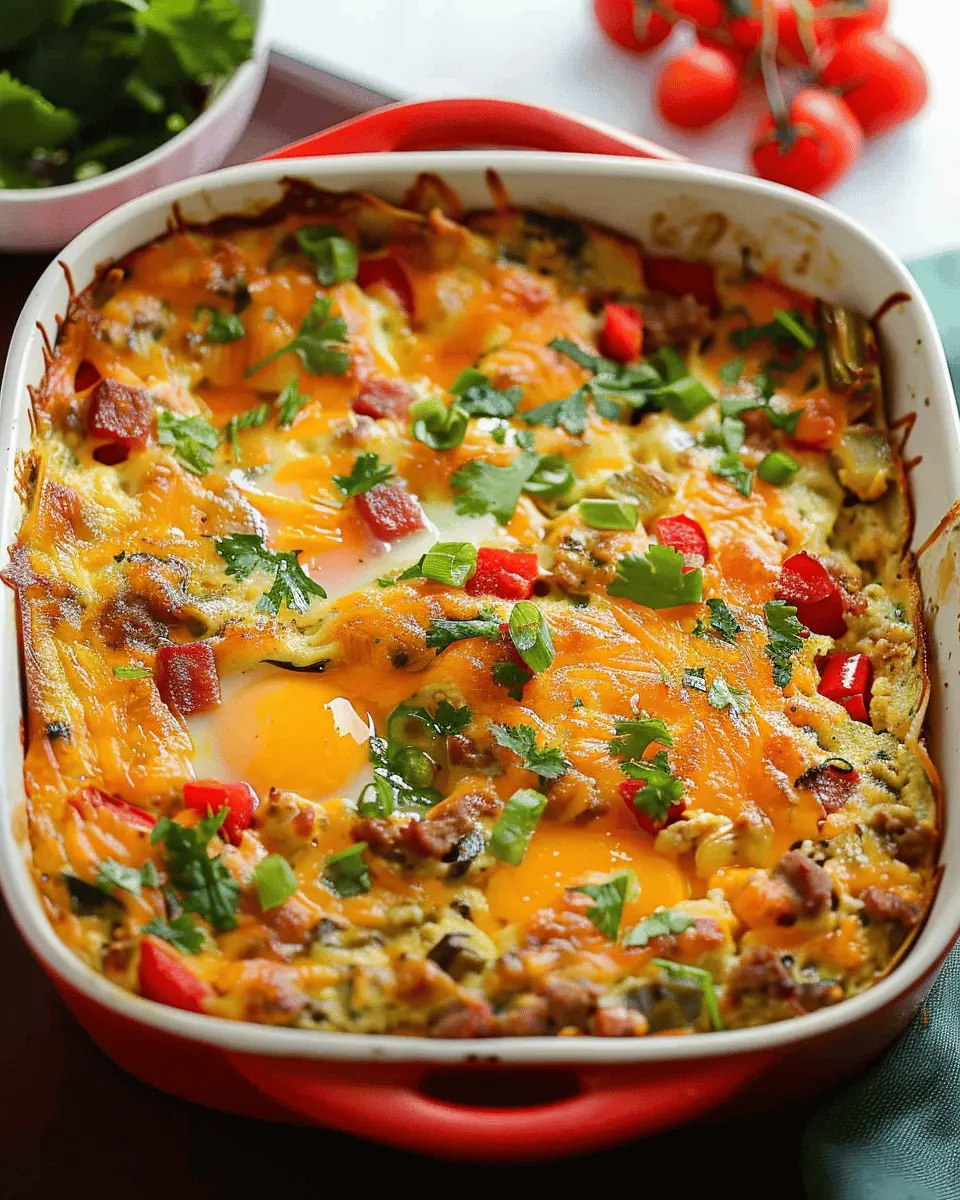 Chorizo Egg Green Chili Casserole: Easy Comfort Food Delight
