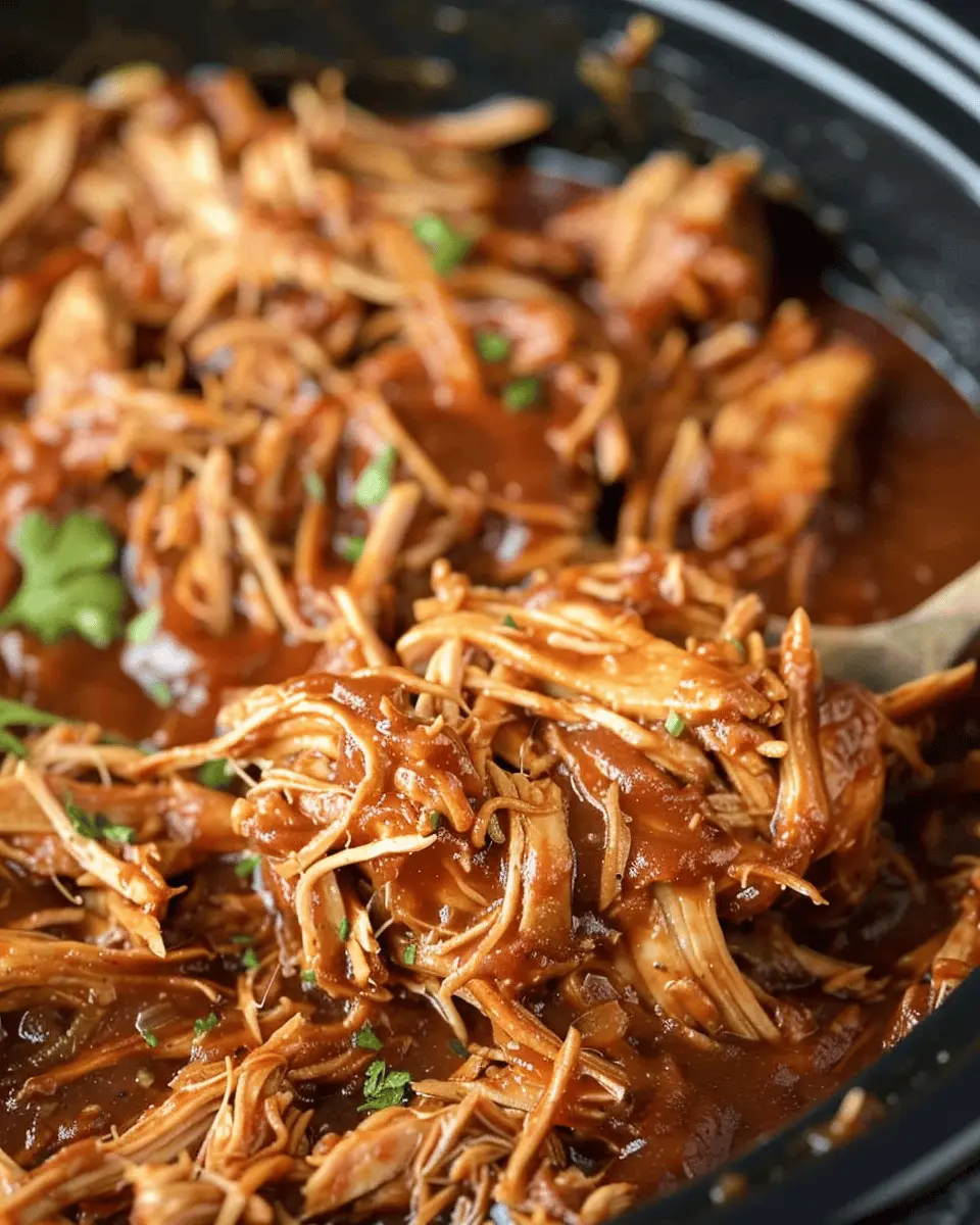 Crockpot BBQ Pulled Chicken: Easy and Juicy Comfort Food Delight