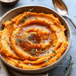 Mashed Sweet Potatoes with Miso Butter