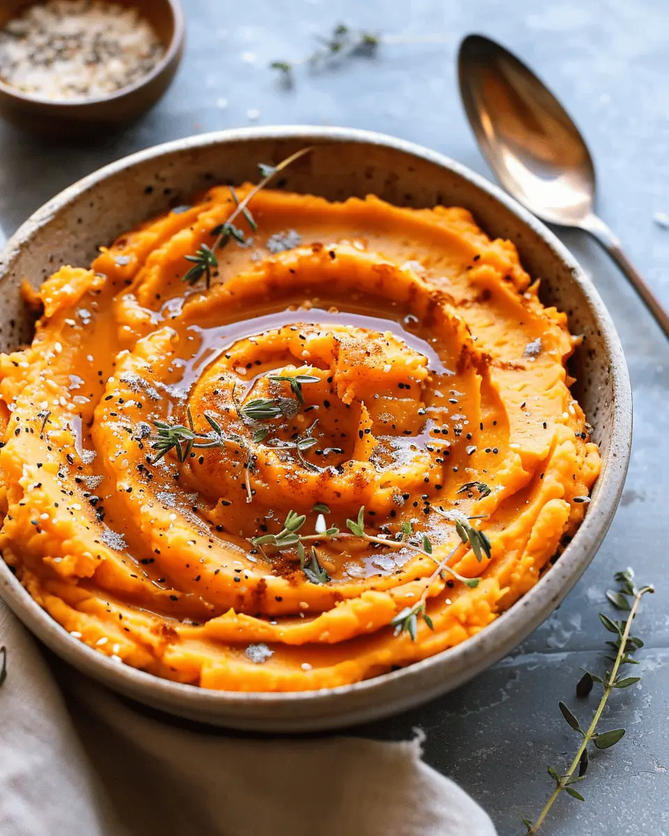 Mashed Sweet Potatoes with Miso Butter: The Best Comfort Dish
