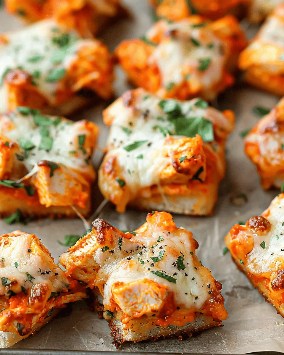 Buffalo Chicken Pizza Bites: Easy and Indulgent Game Day Snack