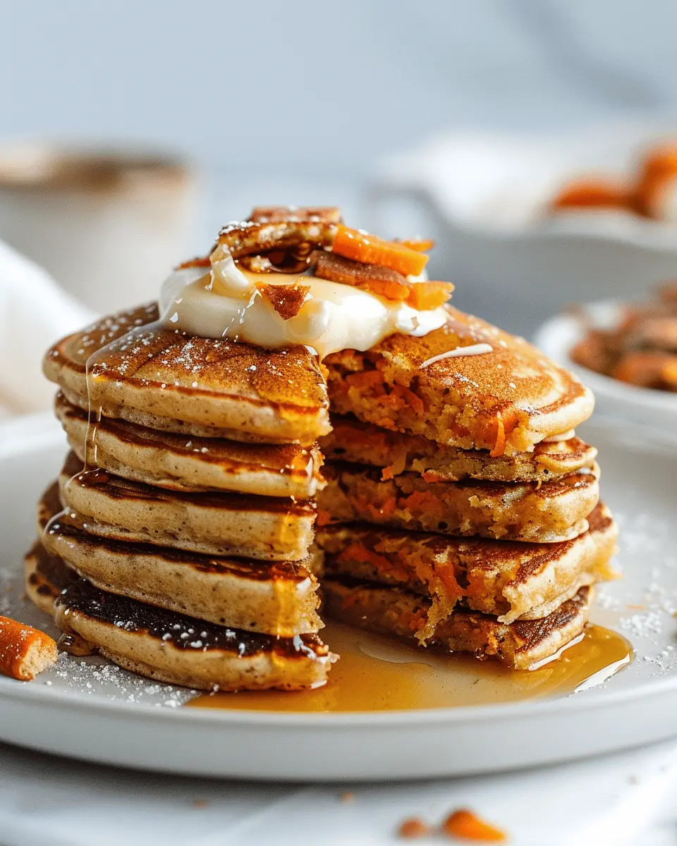 Easy Apple Carrot Pancakes with Turkey Bacon for a Wholesome Breakfast
