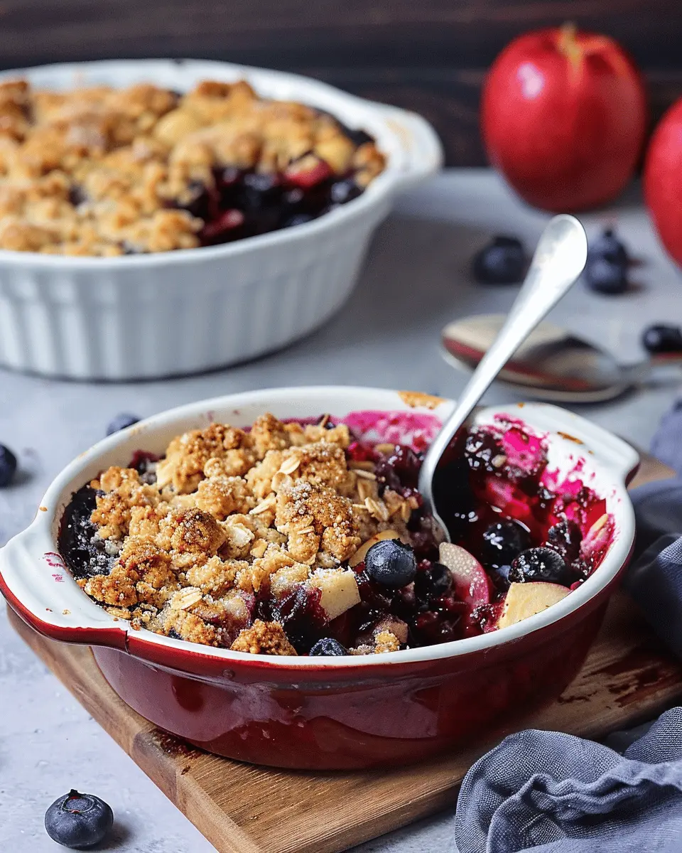 Apple and Blueberry Crumble Recipe: The Best Comforting Treat