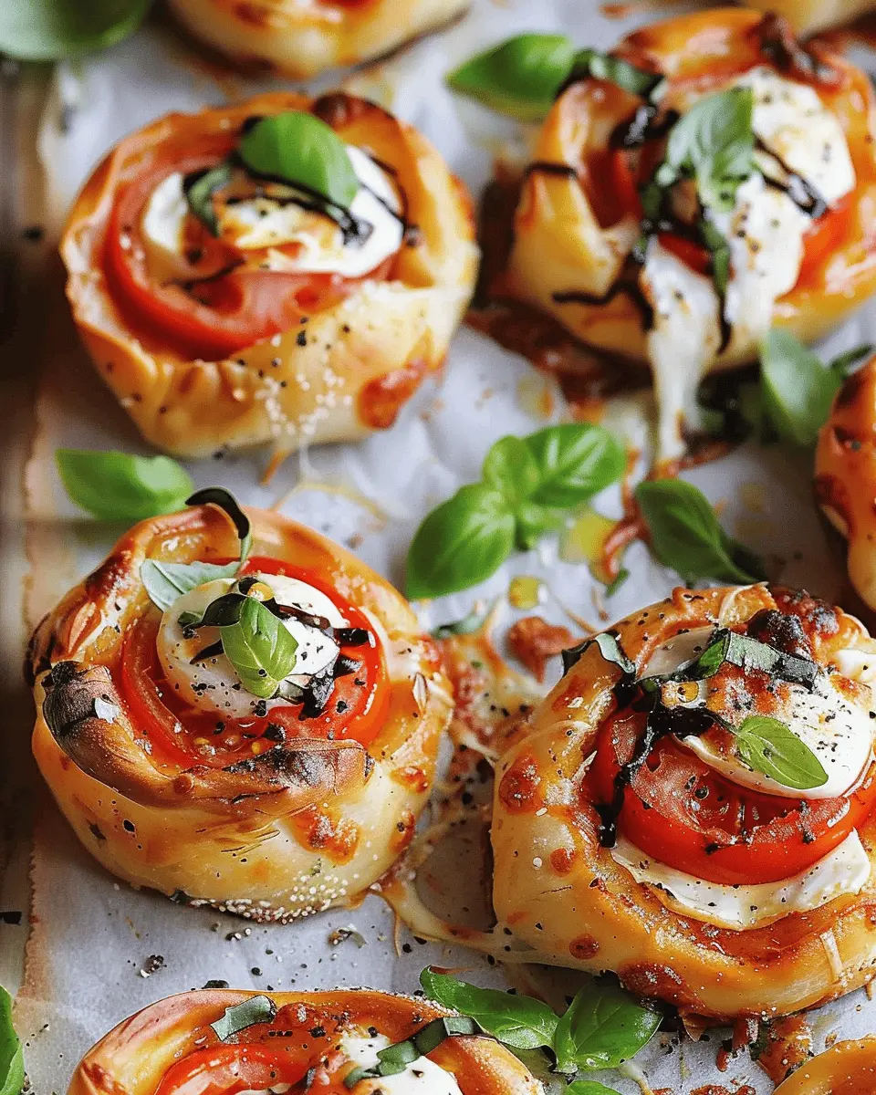Caprese Pizza Bites: Easy Appetizers for Flavorful Gatherings