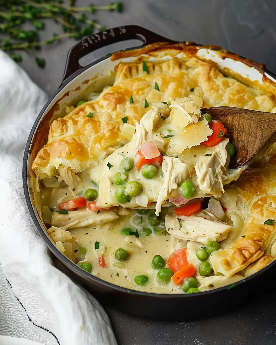 Crustless Chicken Pot Pie Recipe: A Cozy, Comforting Twist