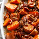 Maple-Pecan Roasted Sweet Potatoes