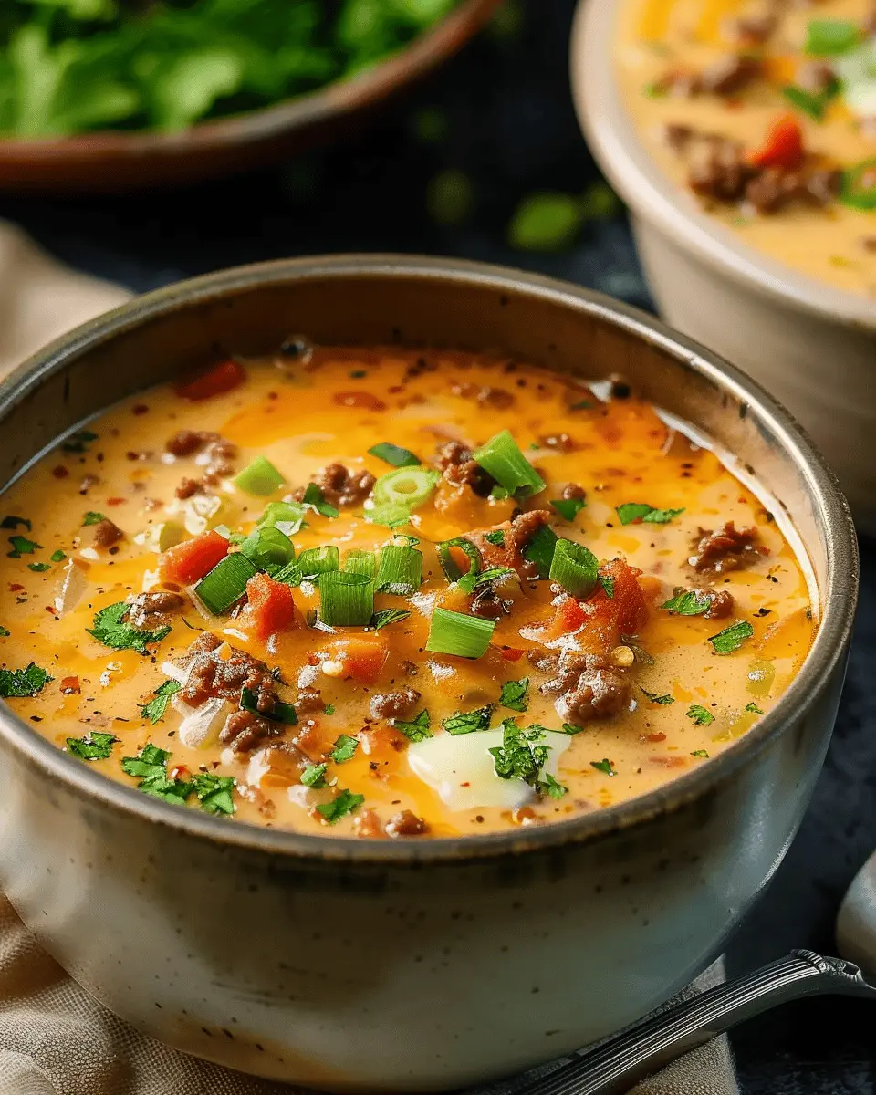 Pioneer Woman Crockpot Cheeseburger Soup Recipe – Easy & Delicious