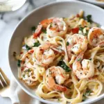 CREAMY TUSCAN SHRIMP LINGUINE