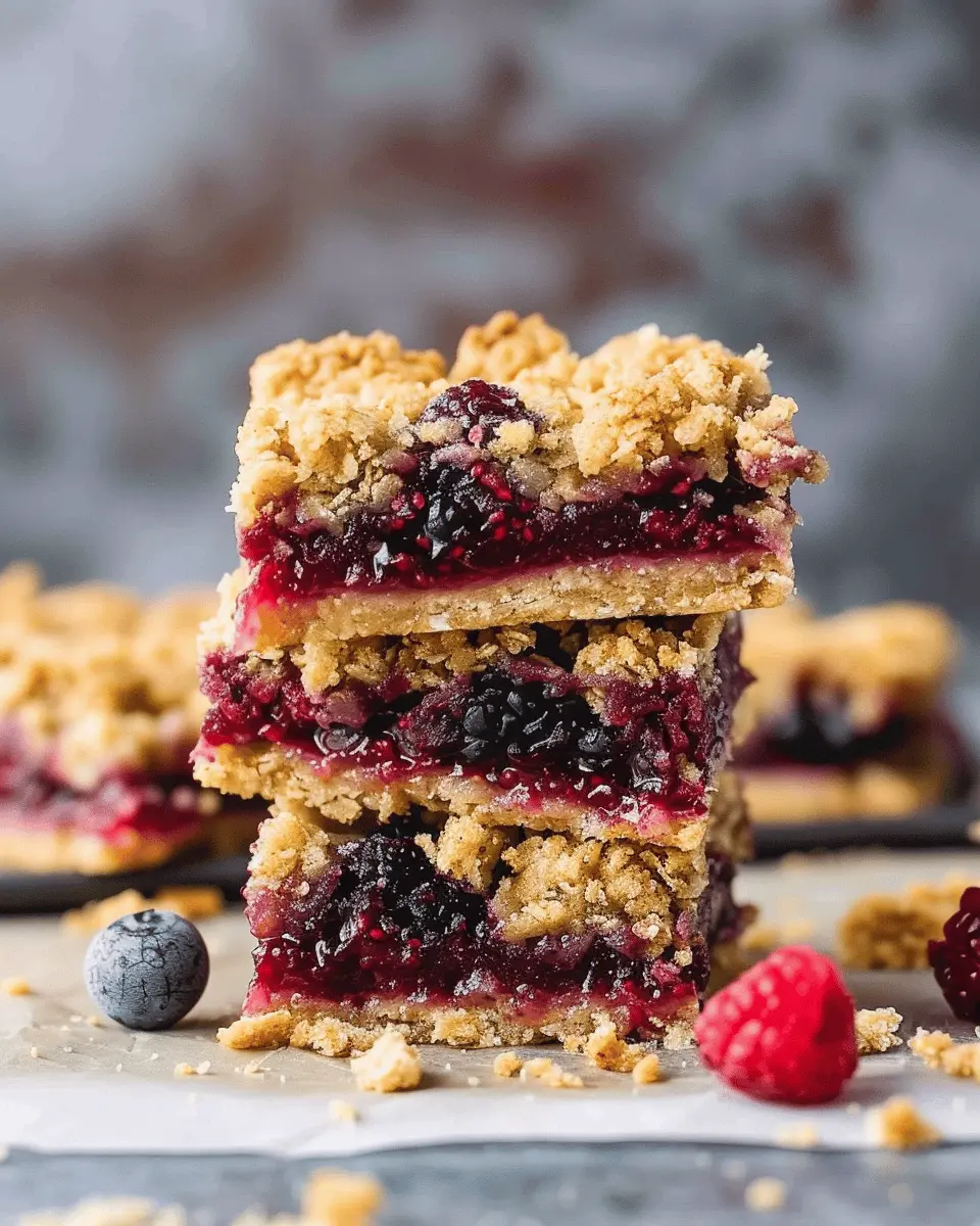 Berry Crumble Bars for Vegans: The Best Guilt-Free Treat