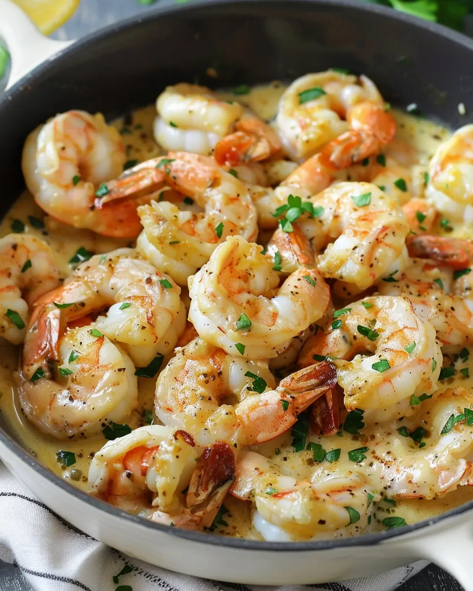 Easy Creamy Garlic Shrimp: A Delicious 15-Minute Indulgence