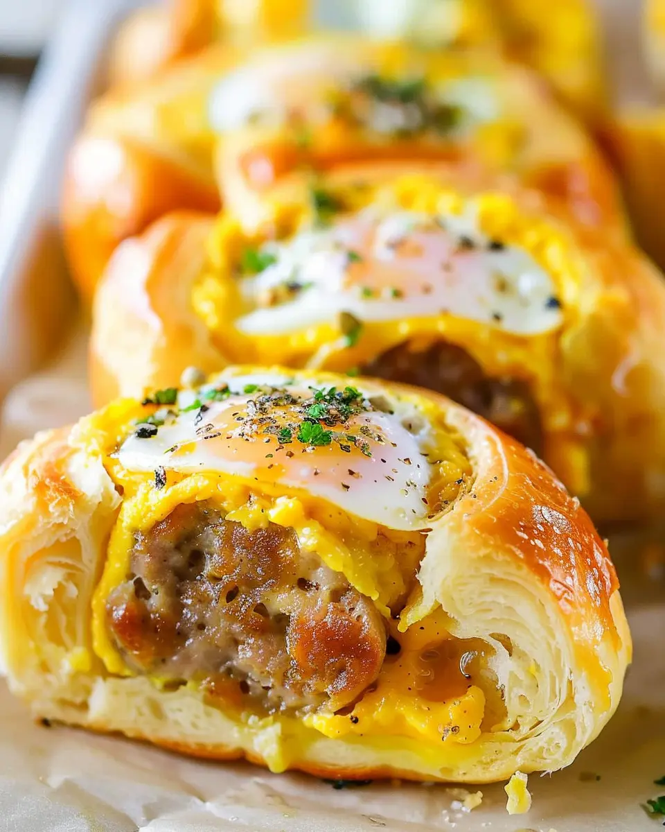 Quick Delicious Sausage Egg Breakfast Rolls for a Joyful Morning