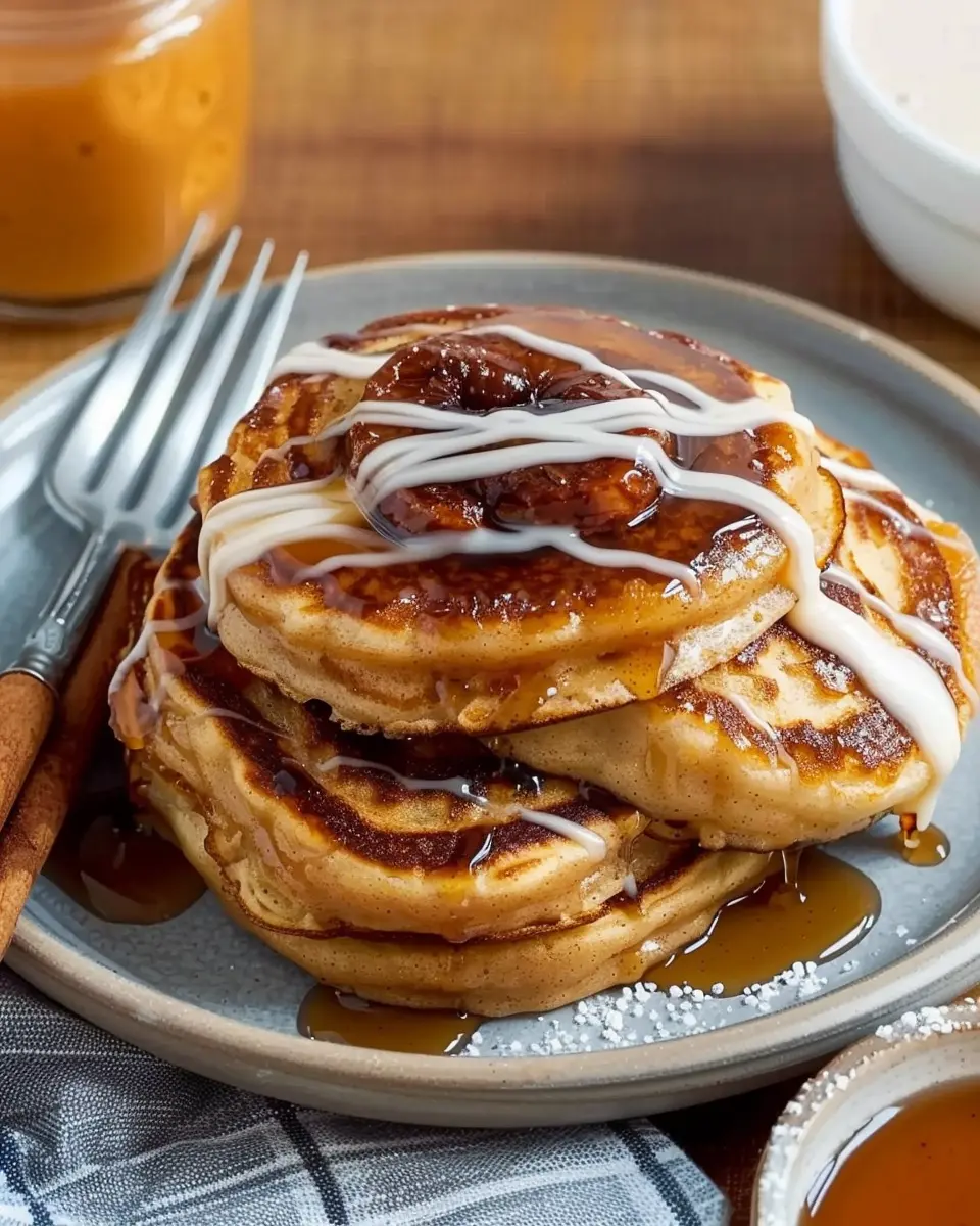 Cinnamon Roll Pancakes: Easy Indulgence for Breakfast Lovers