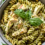 One Pot Creamy Pesto Chicken Pasta