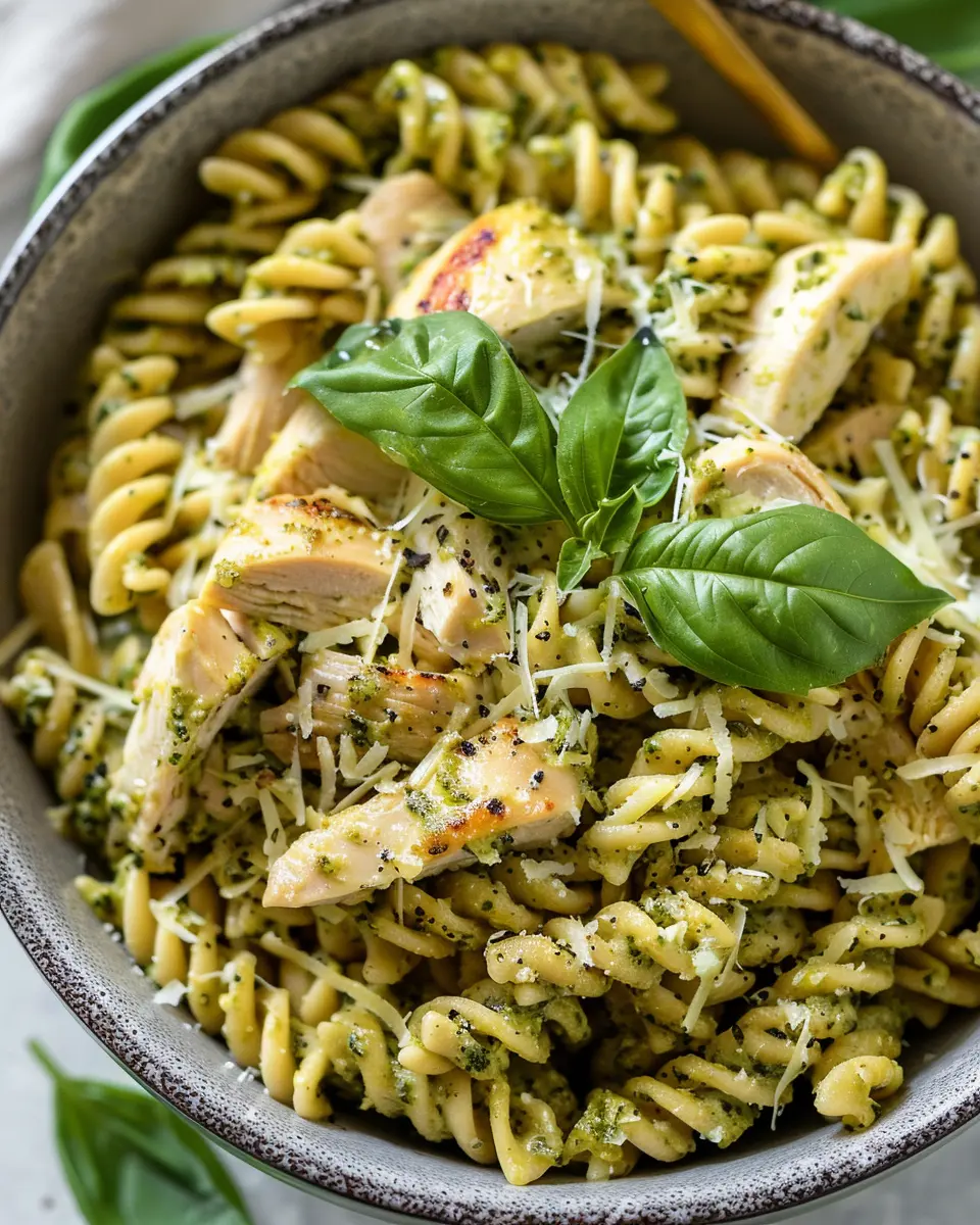 One Pot Creamy Pesto Chicken Pasta: Easy Comfort Food Delight