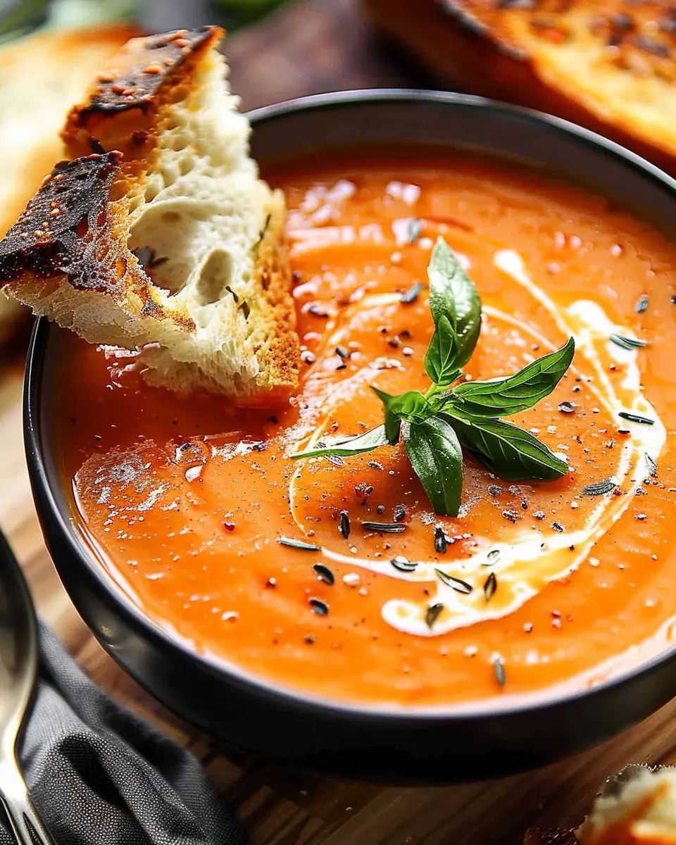 Smoky Roasted Tomato Soup