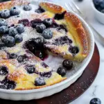 Blueberry Dutch Baby Pancake