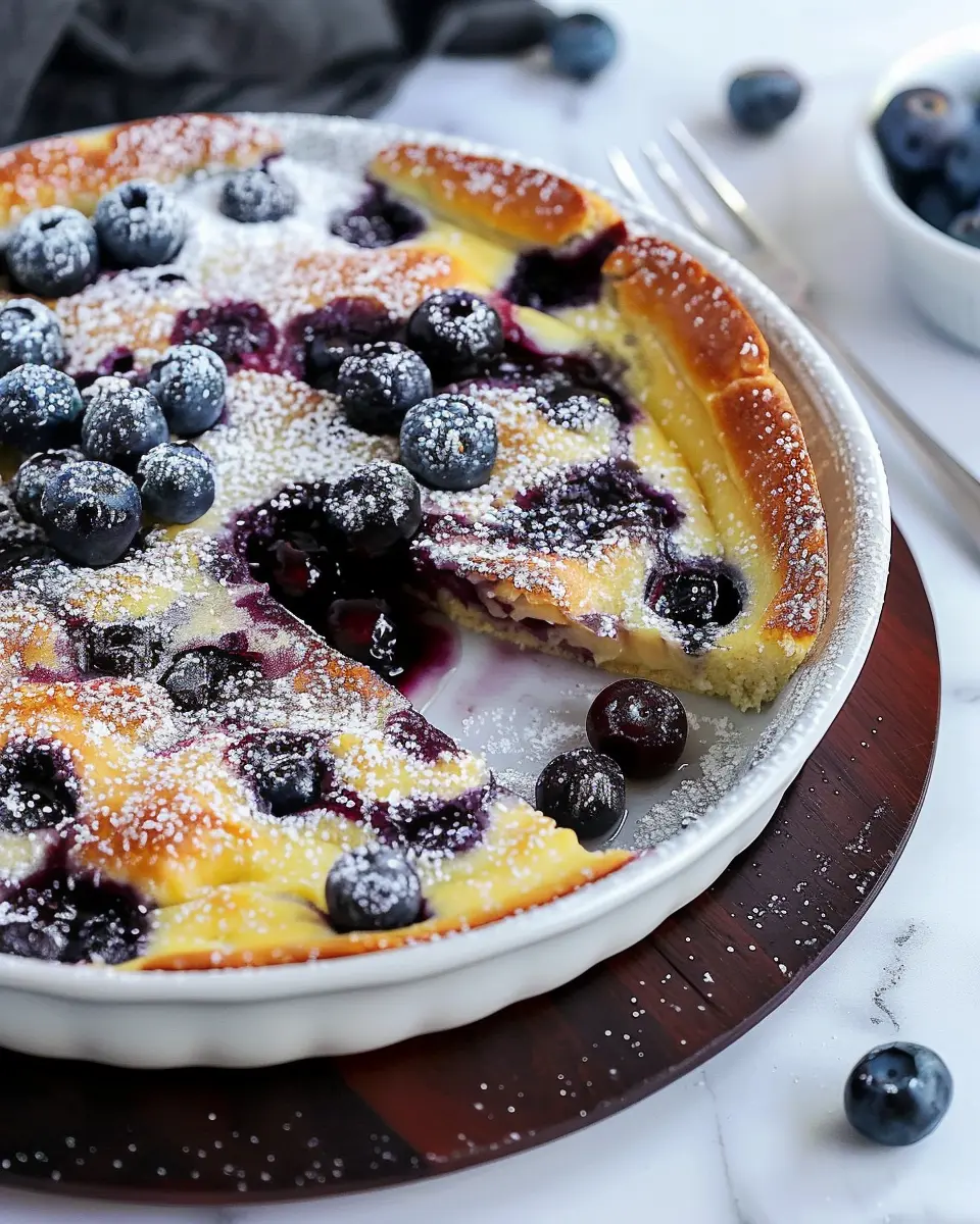 Blueberry Dutch Baby Pancake: A Deliciously Easy Breakfast Treat