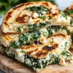 Spinach and Feta Naan Sandwiches
