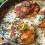 Chicken in Basil Cream Sauce