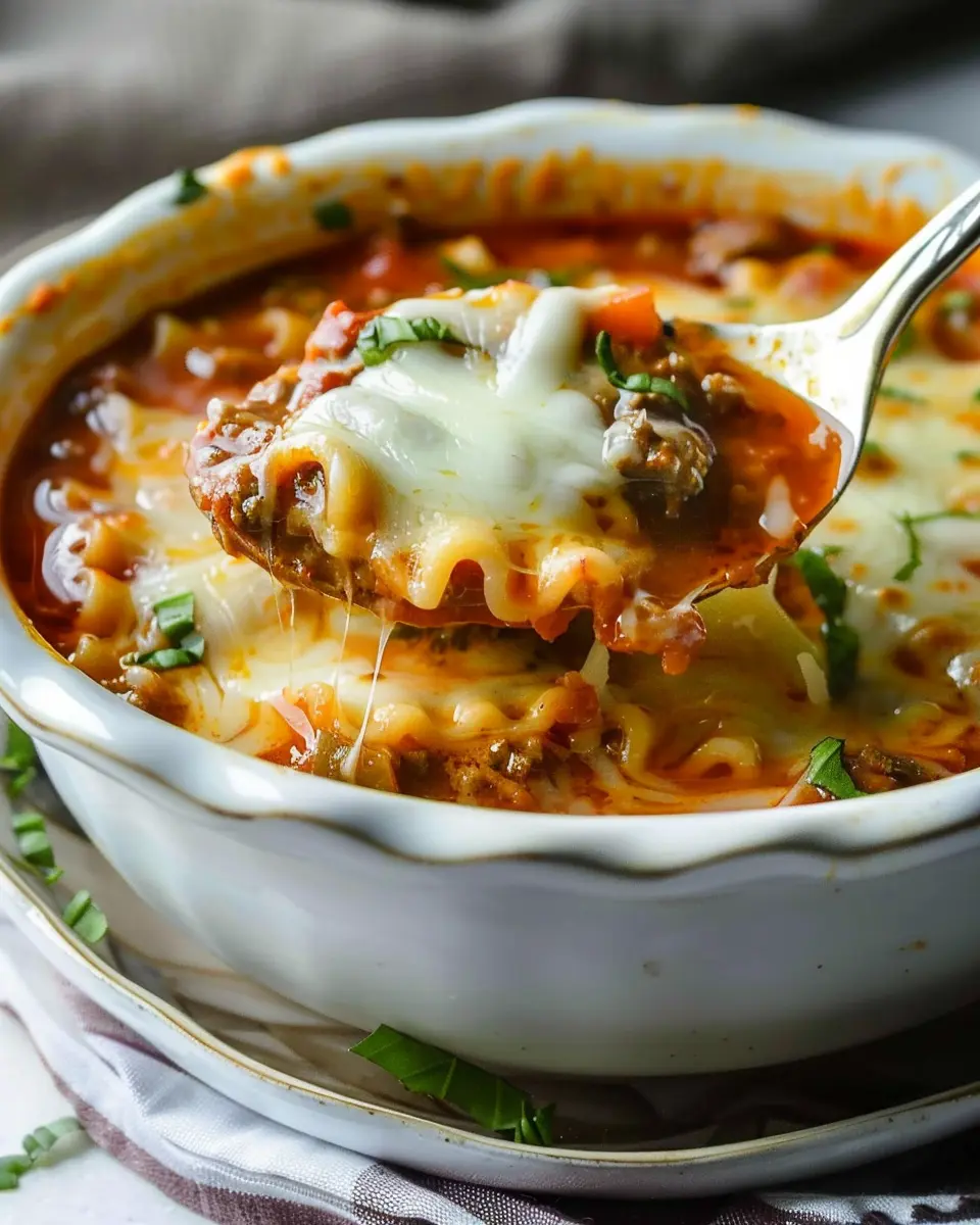 High Protein Lasagna Soup: A Cozy, Hearty Meal Upgrade