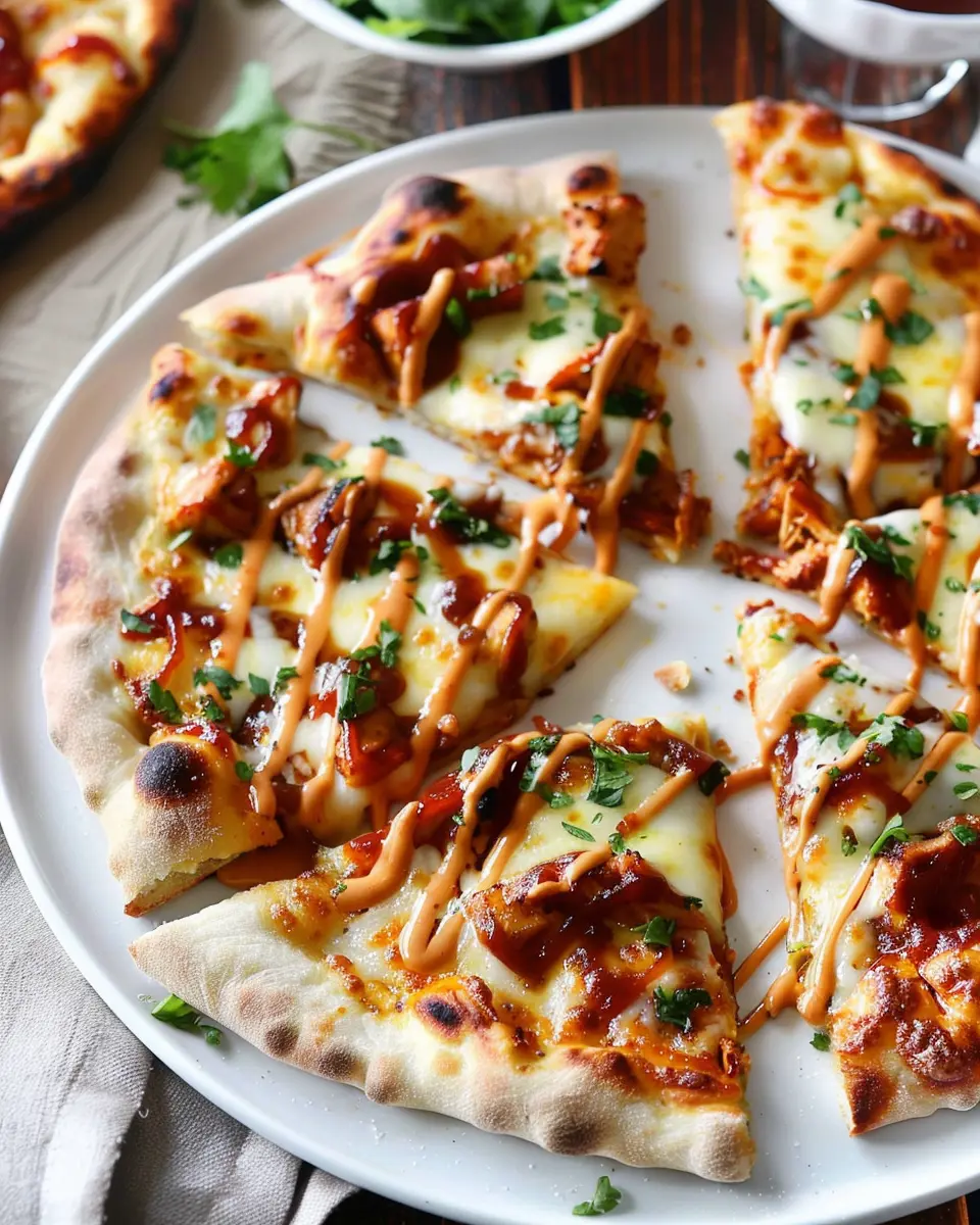 BBQ Chicken Naan Pizza: Easy &amp; Indulgent Homemade Delight