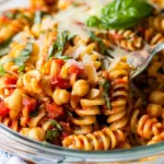 Mediterranean Chickpea Pasta