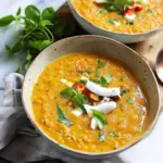 Spicy Lentil Soup with Coconut