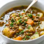 Easy Lentil Potato Soup