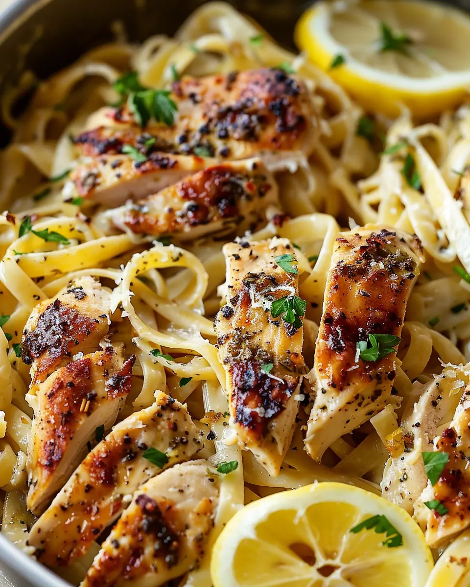 Lemon Herb Chicken Pasta Fusion: A Fresh and Easy Delight