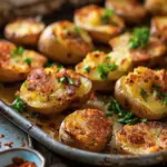 Smashed Potatoes with Paprika and Cumin