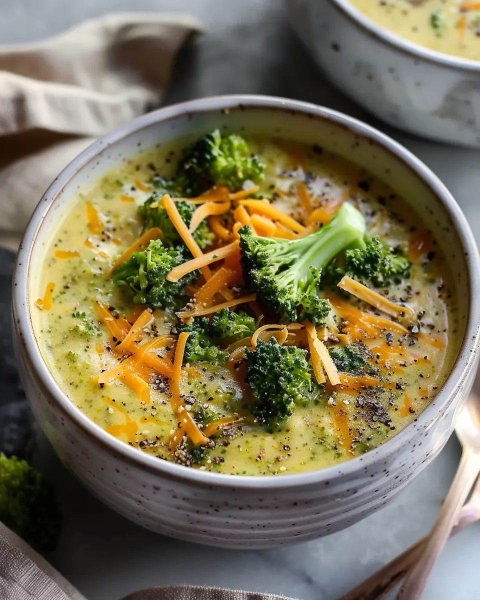 Healthy Broccoli Cheddar Soup: The Best Comfort Food Recipe