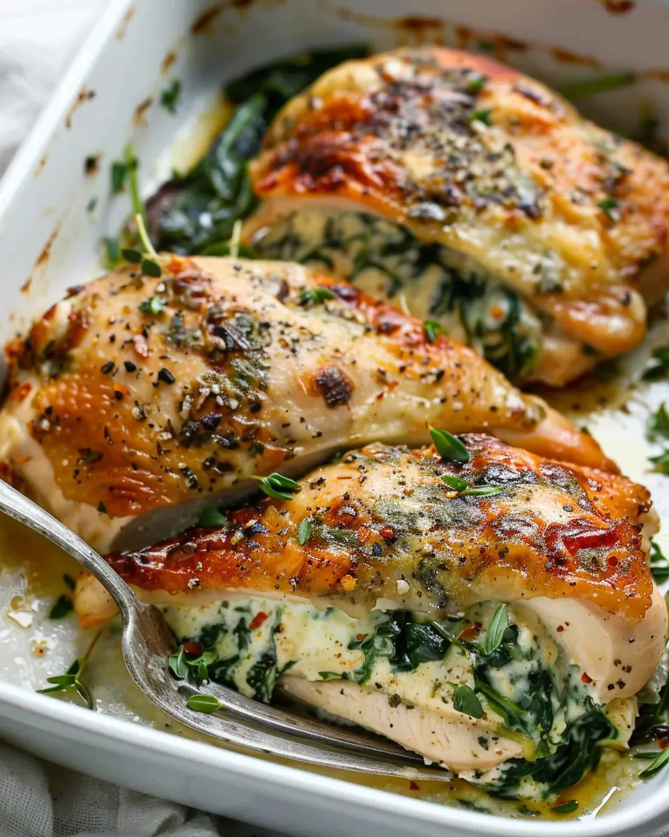 Spinach Stuffed Chicken: Juicy and Healthy Turkey Bacon Twist