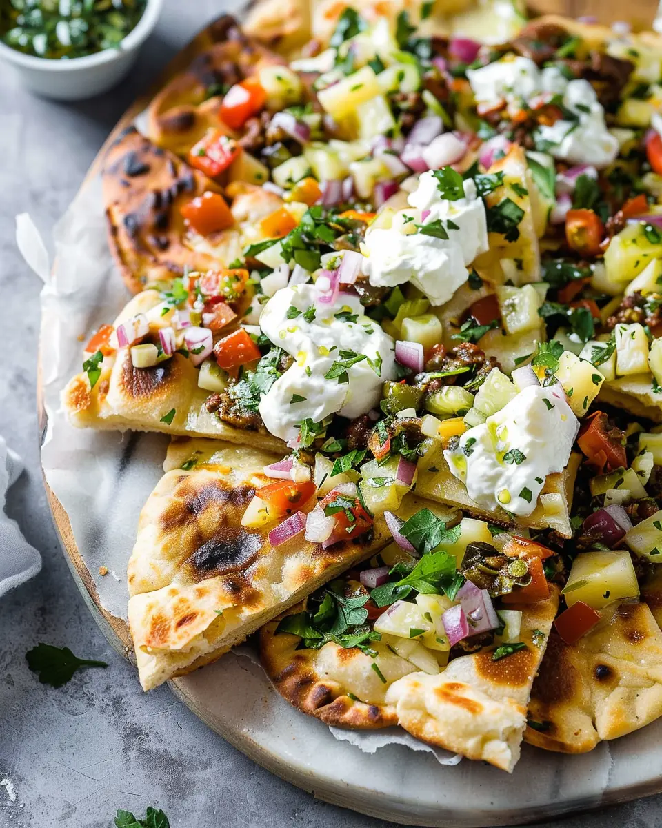 Mediterranean Naan Nachos: Easy Indulgence for Your Next Snack