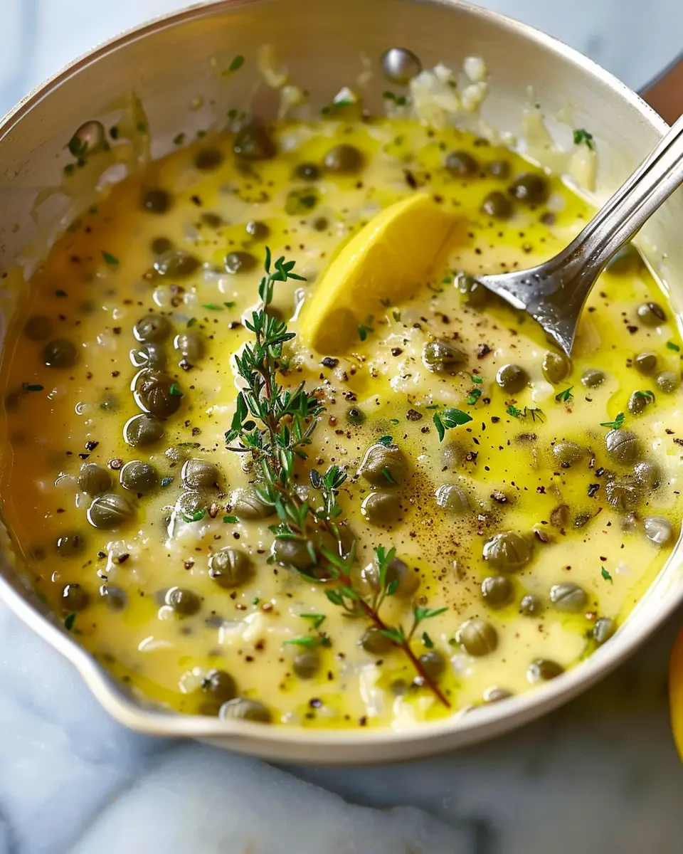 Simple Lemon Caper Sauce: Easy Recipe to Brighten Your Meals