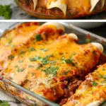 Easy Cheesy Ground Beef Enchiladas