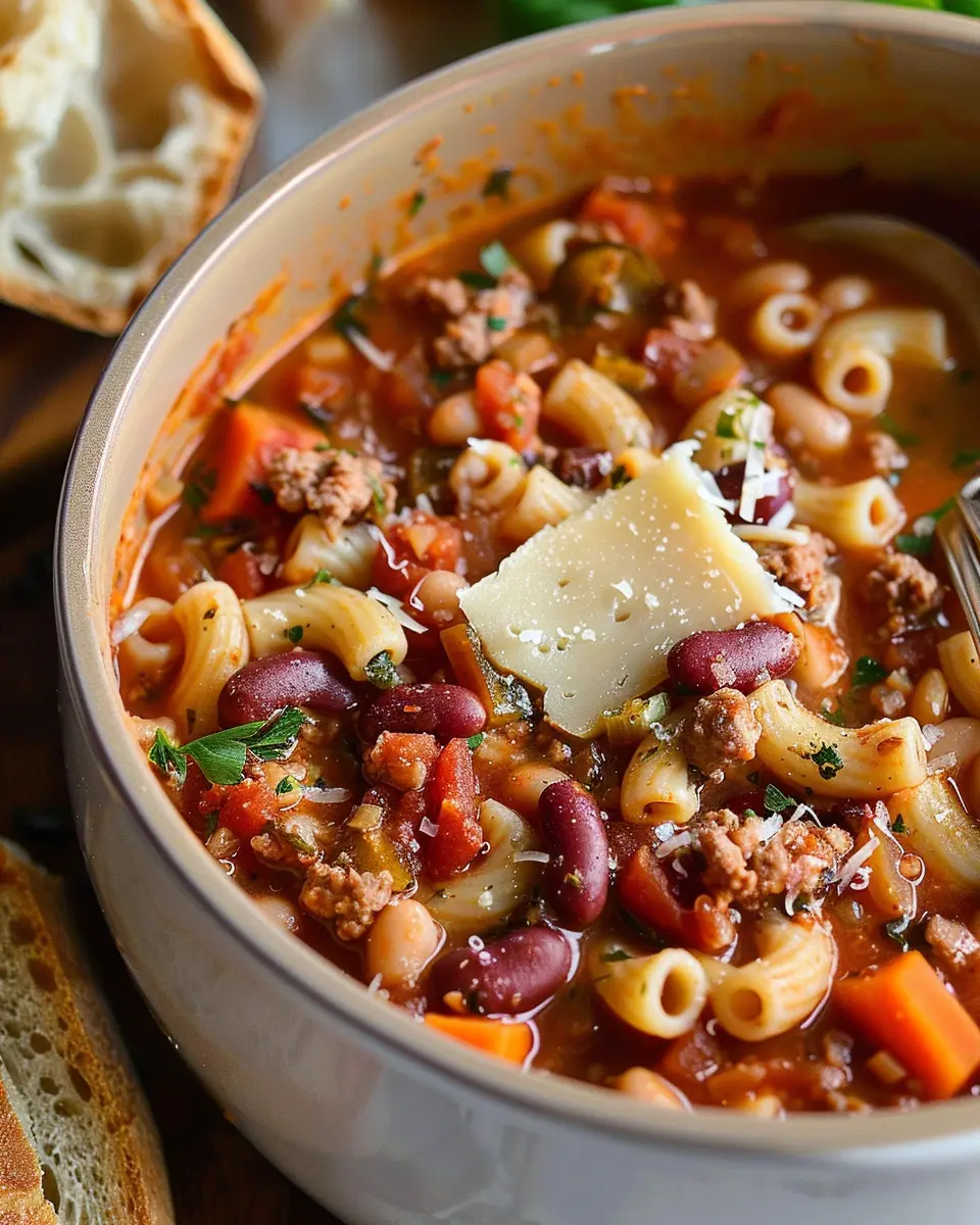 Olive Garden Pasta e Fagioli: Easy Recipe with Turkey Bacon Delight