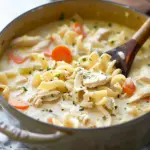 Easy Creamy Chicken Noodle Soup