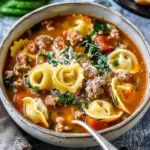 Sausage and Tortellini Soup
