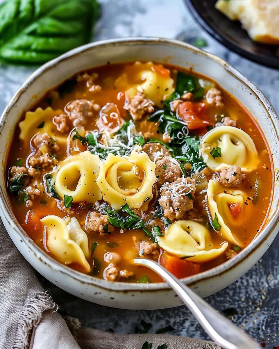 Sausage and Tortellini Soup: Easy Comfort Food for Busy Days